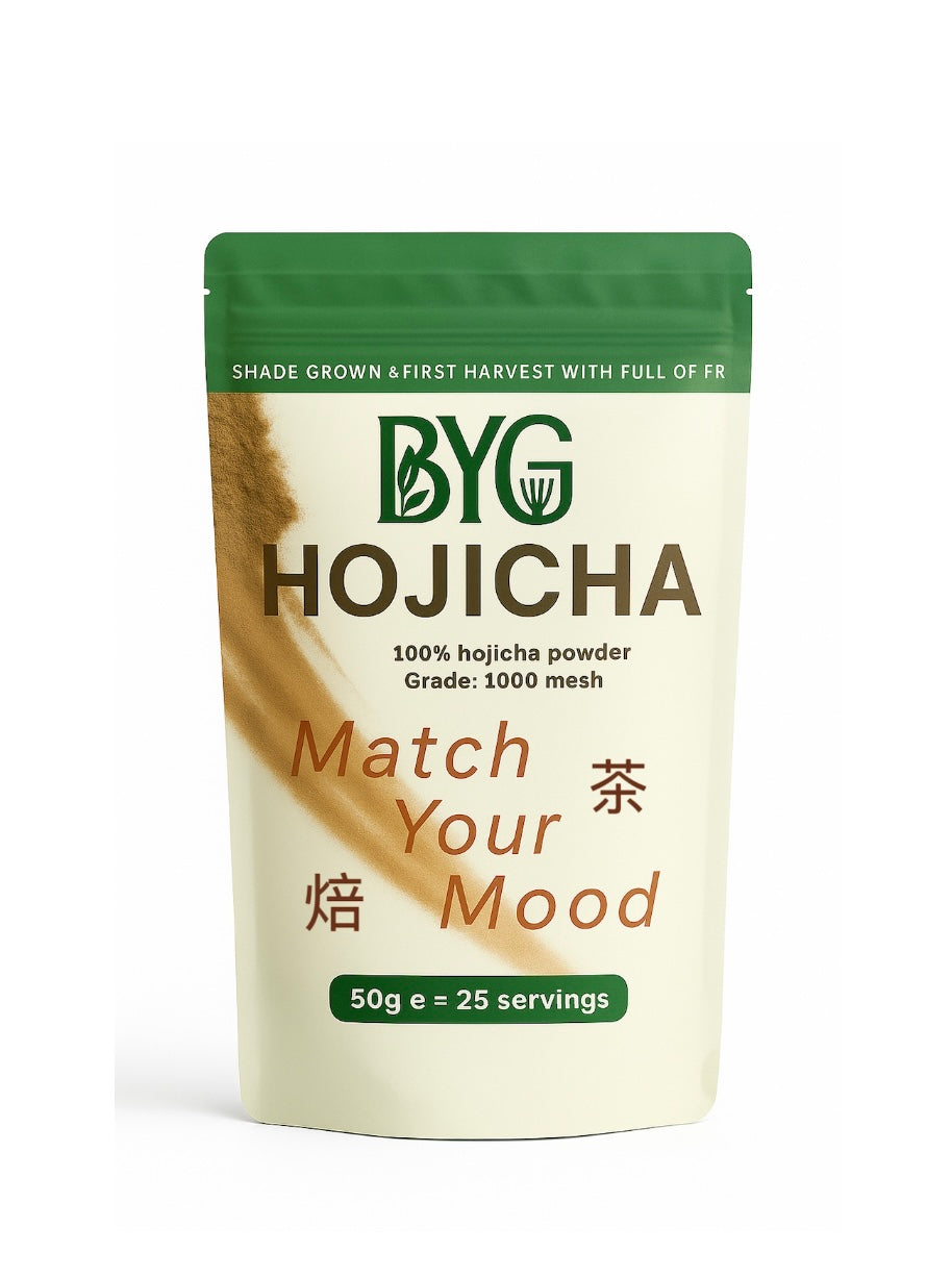 BYG Hojicha powder 50g - perfect for latte