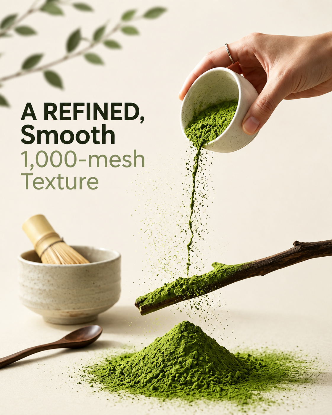 A refined, smooth 1,000-mesh texture matcha powder that suits everyone’s need. Shipping available worldwide